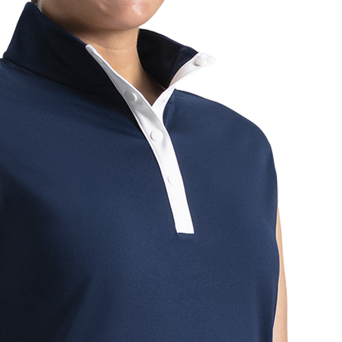 Mock Neck Short Sleeve Top