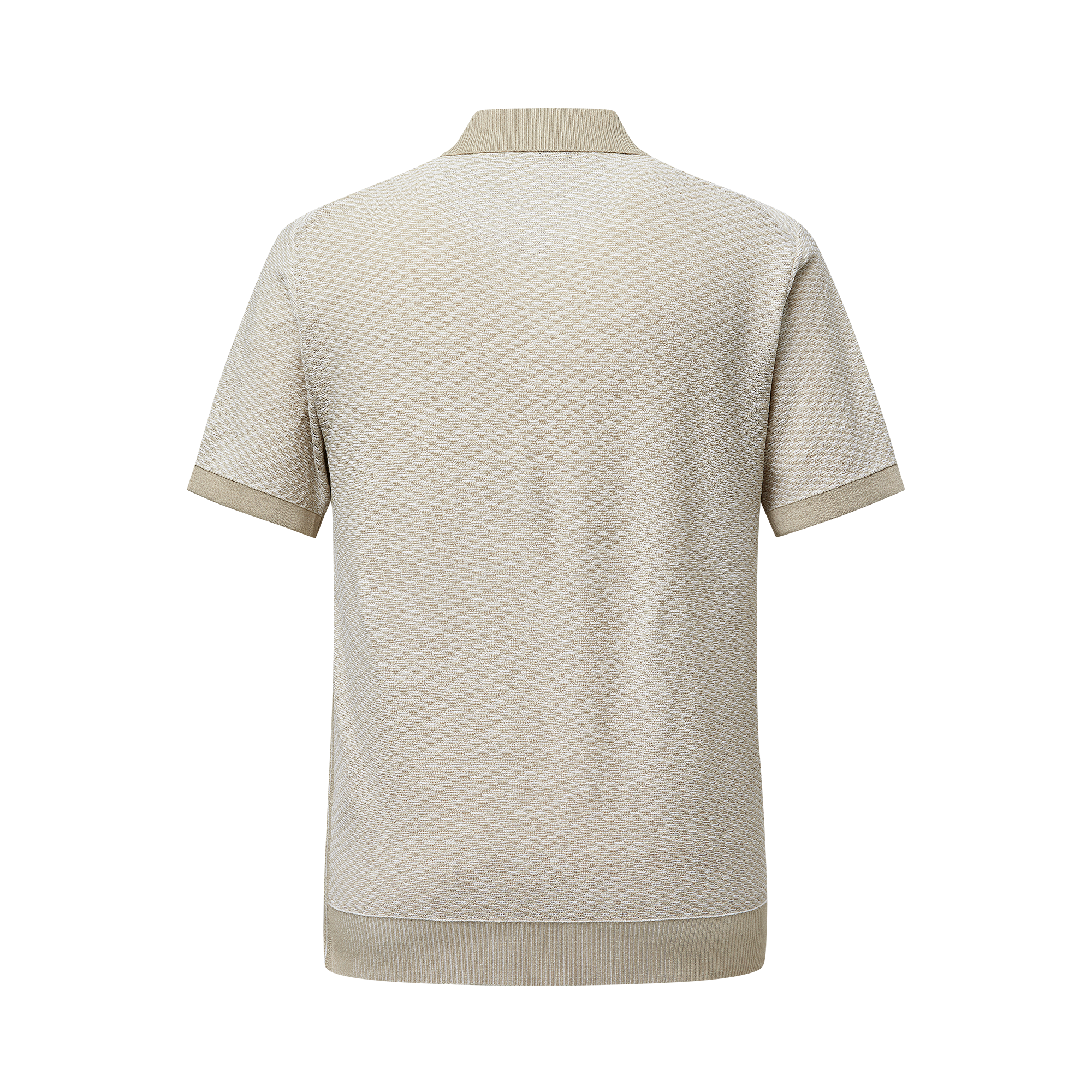 멜란지 니트 폴로 셔츠