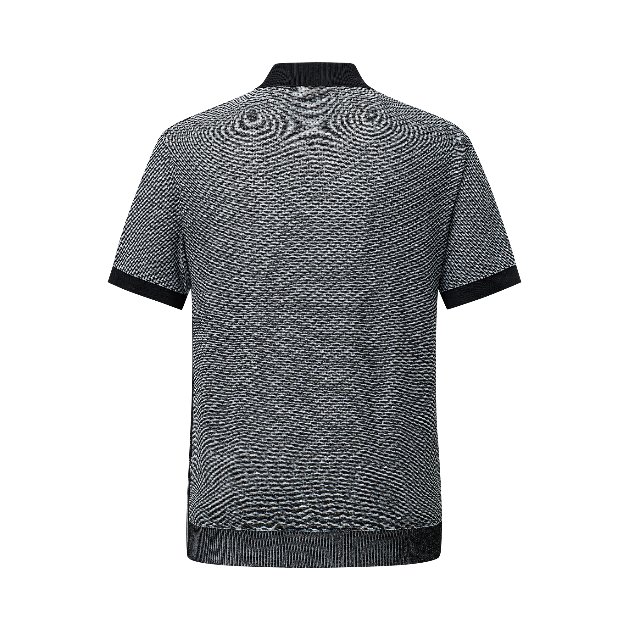 멜란지 니트 폴로 셔츠