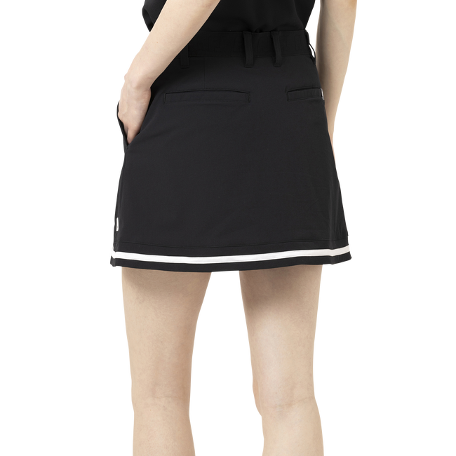 Solid Woven Skort Women