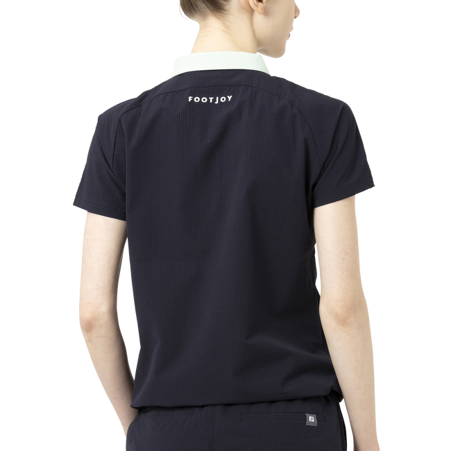 Short Sleeve Seersucker Shirts Women