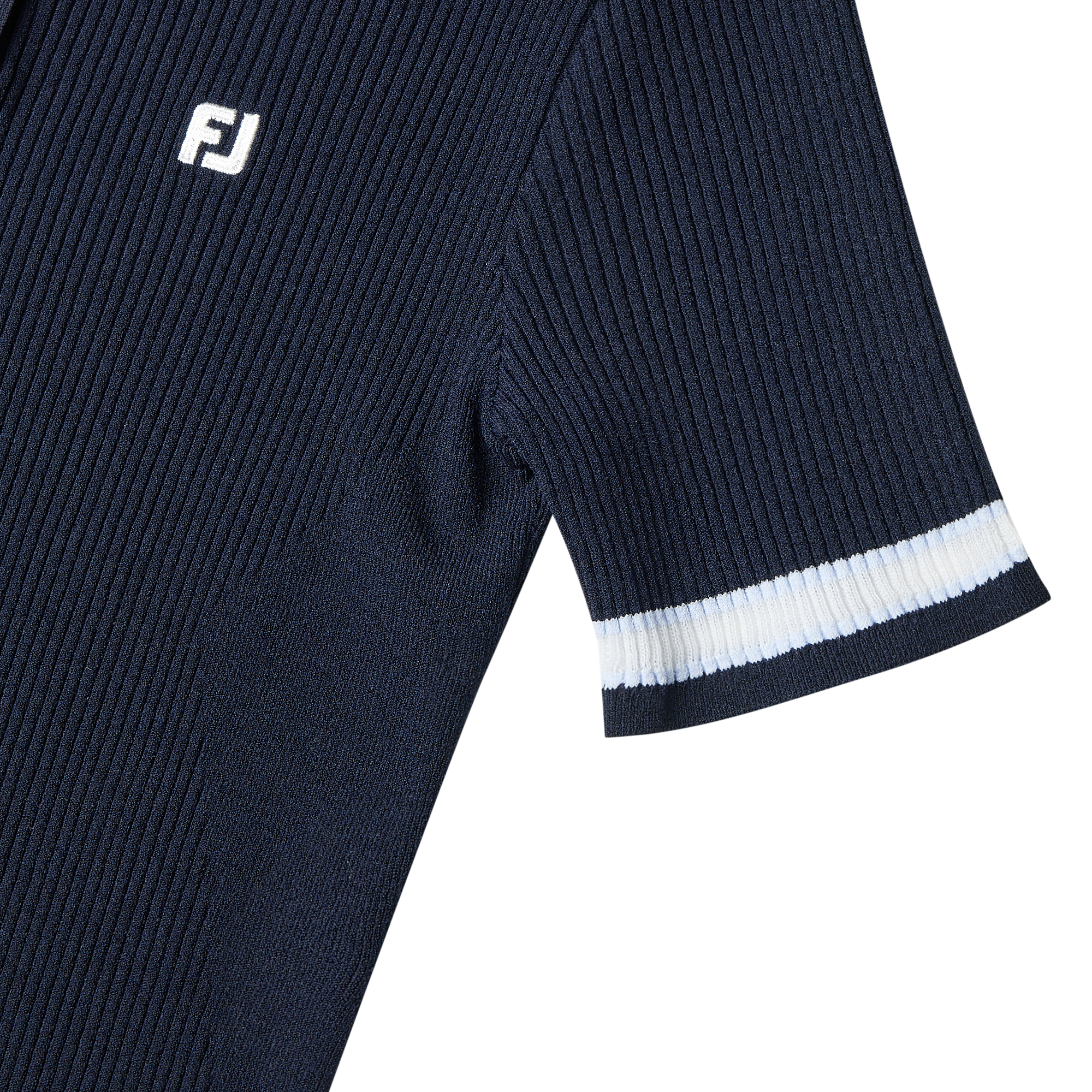 Slim Knit Polo Shirt Women