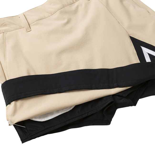 Solid Woven Skort Women