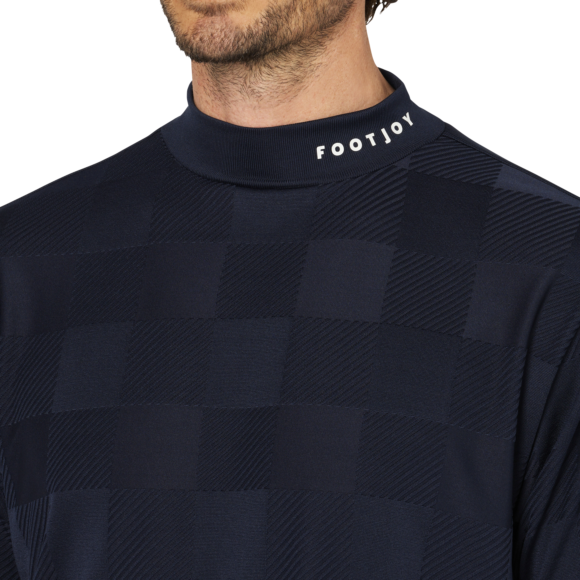 Short Sleeve Jacquard Mock Shirts