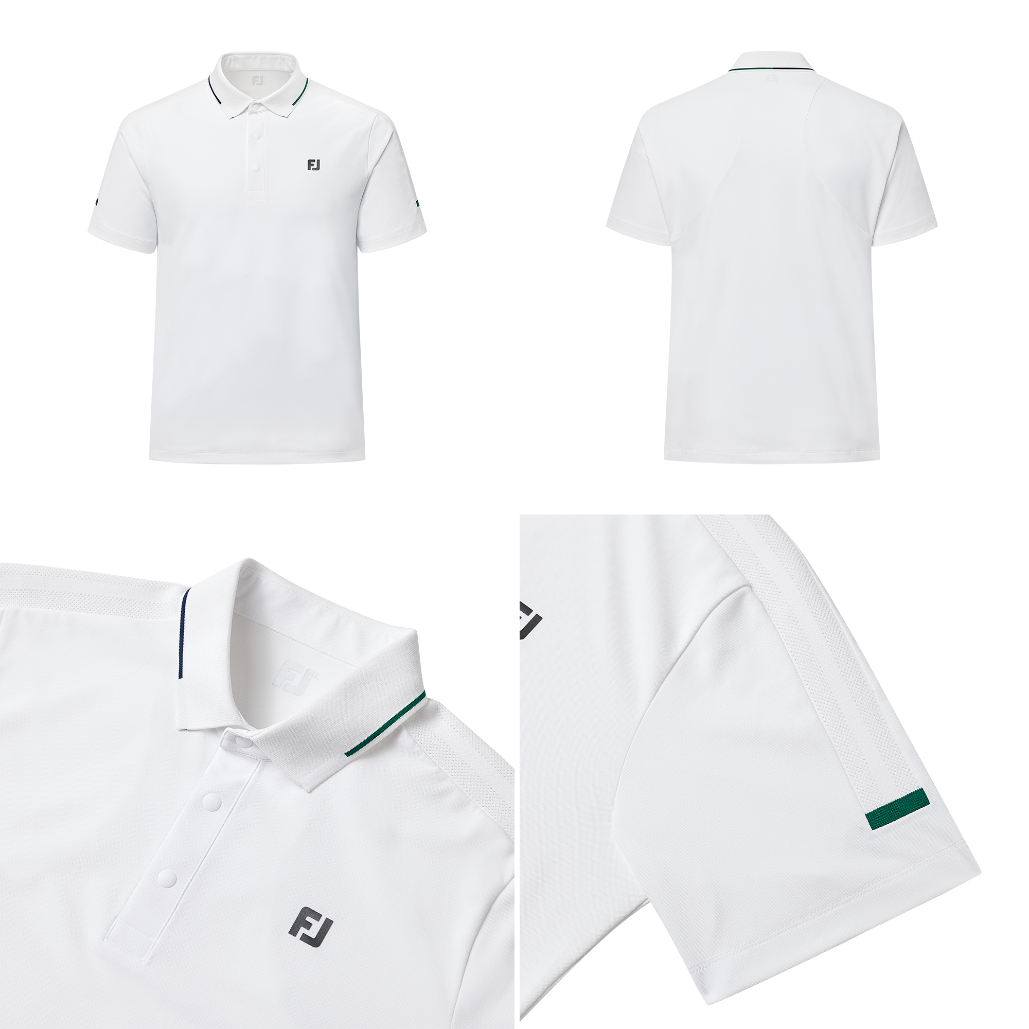 Knit Band Polo Shirt