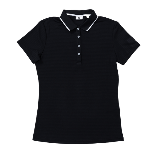 Short Sleeve Shirt with Tipped Collar