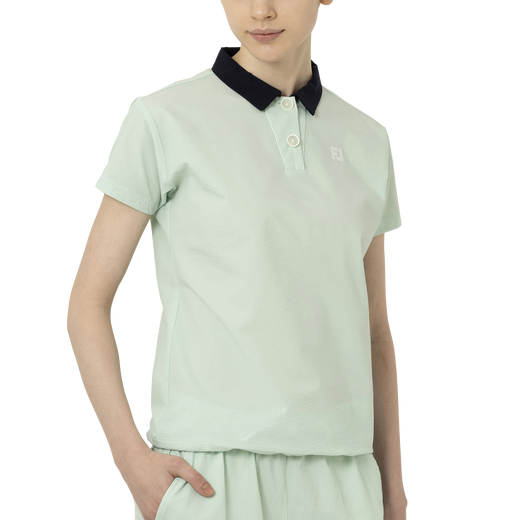 Short Sleeve Seersucker Shirts Women