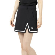 Solid Woven Skort Women