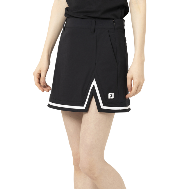 Solid Woven Skort Women