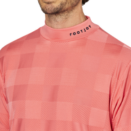 Short Sleeve Jacquard Mock Shirts