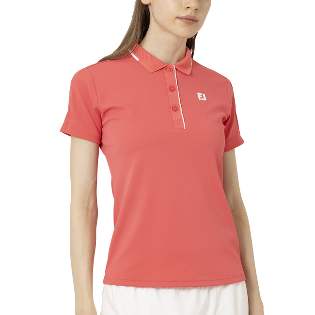 Short Sleeve Logo Polo Women