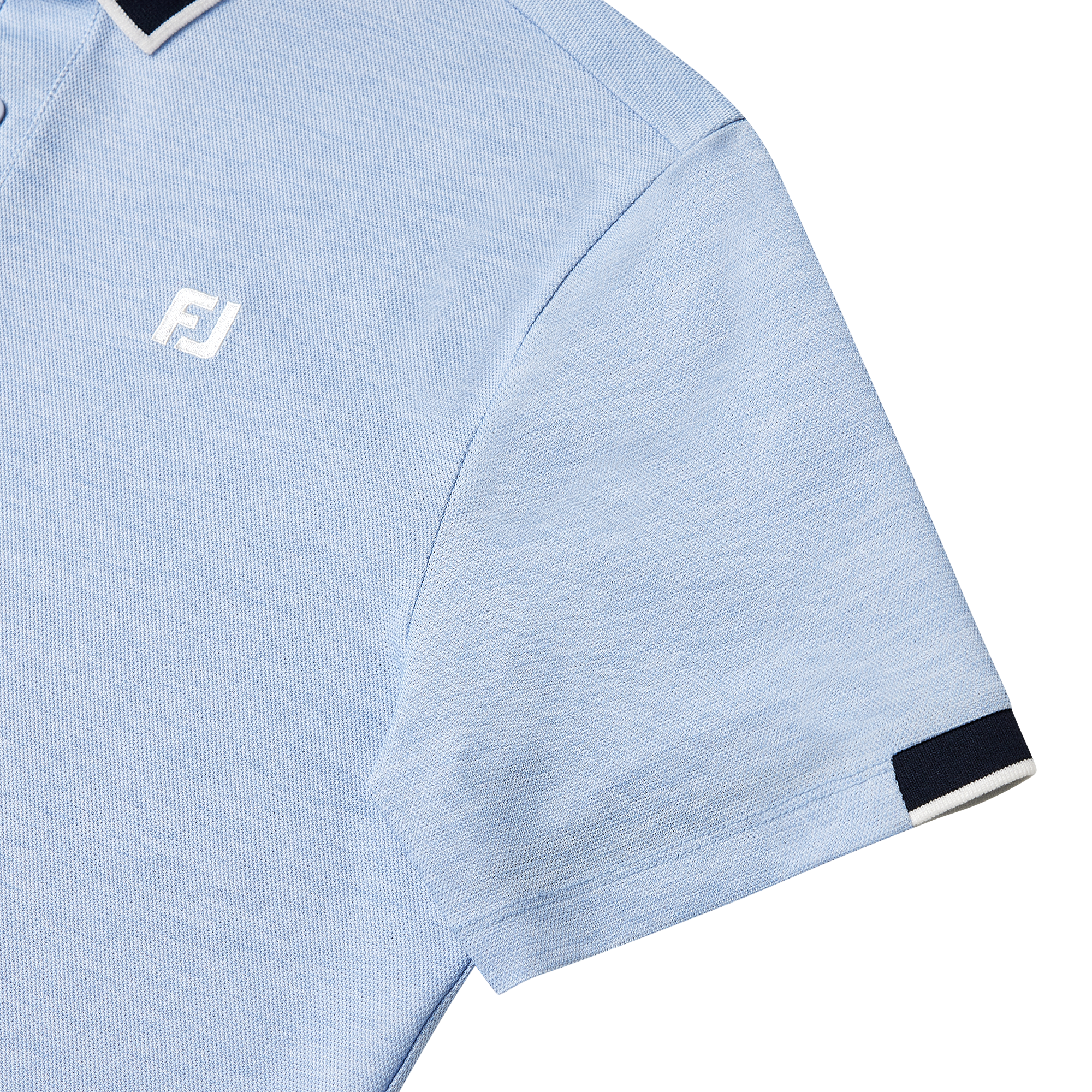 멜란지 반팔 폴로 셔츠