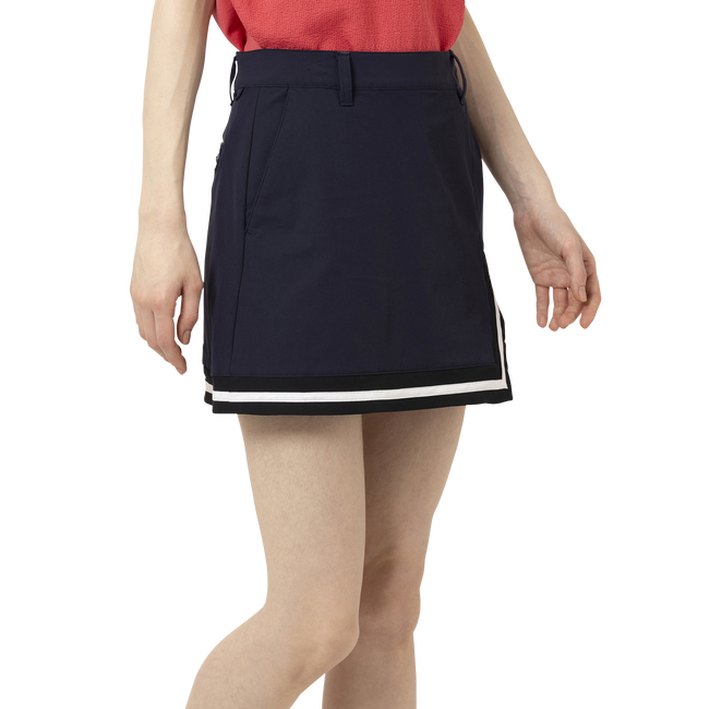 Solid Woven Skort Women