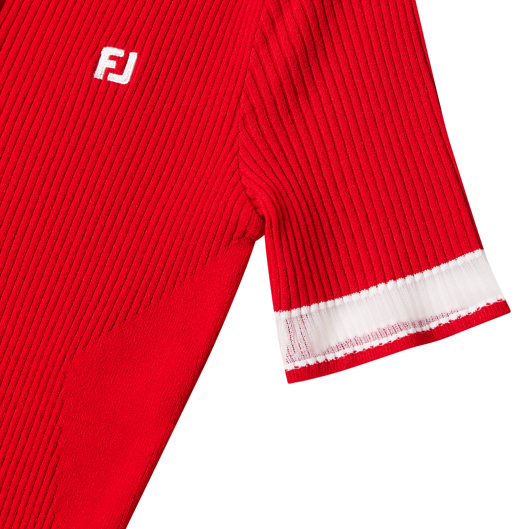 Slim Knit Polo Shirt Women