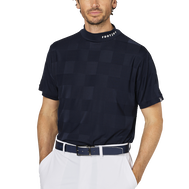 Short Sleeve Jacquard Mock Shirts