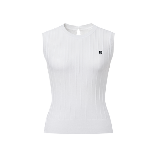 여성 슬리브리스 니트