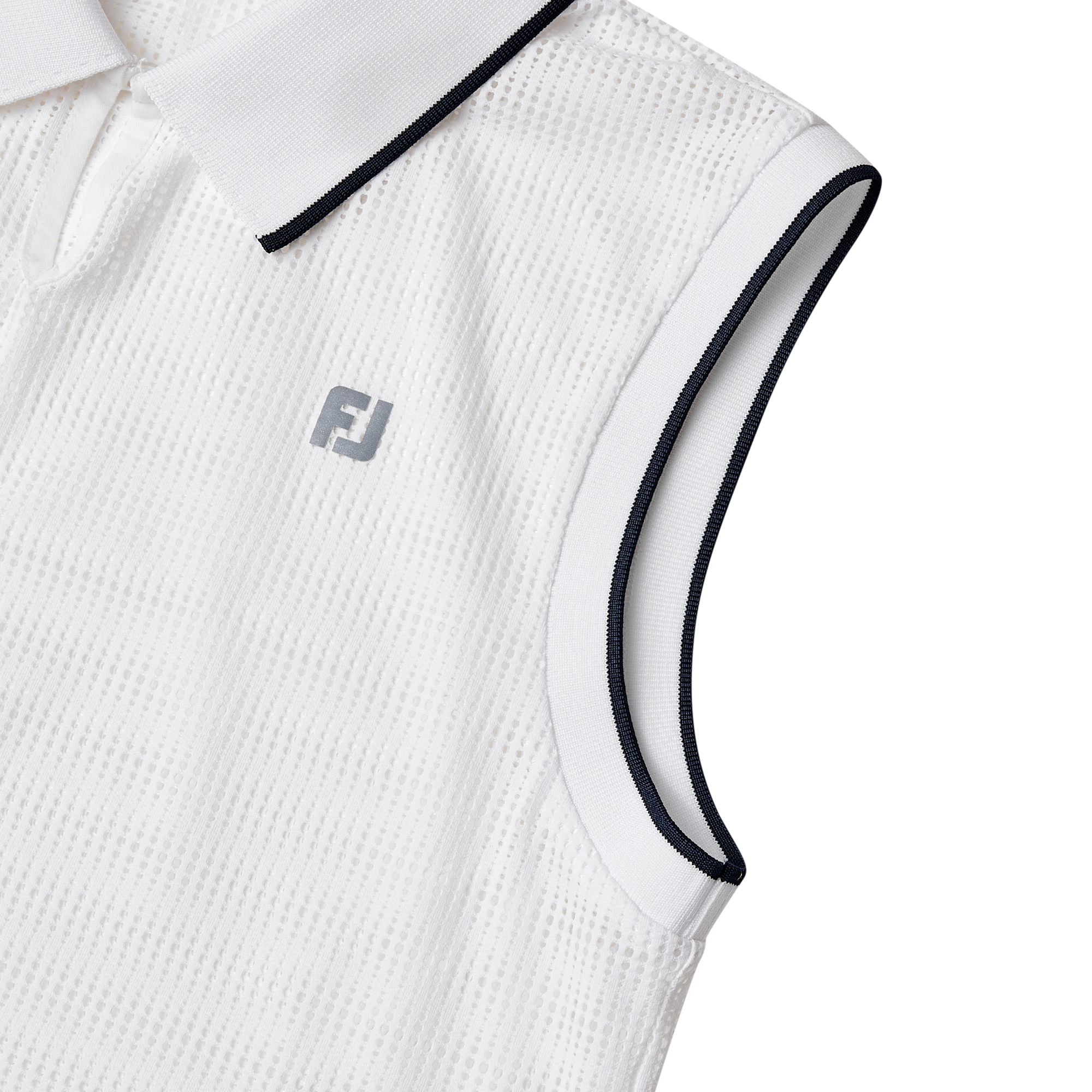 Essential Sleeveless Polo Shirt Women