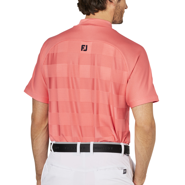 Short Sleeve Jacquard Mock Shirts