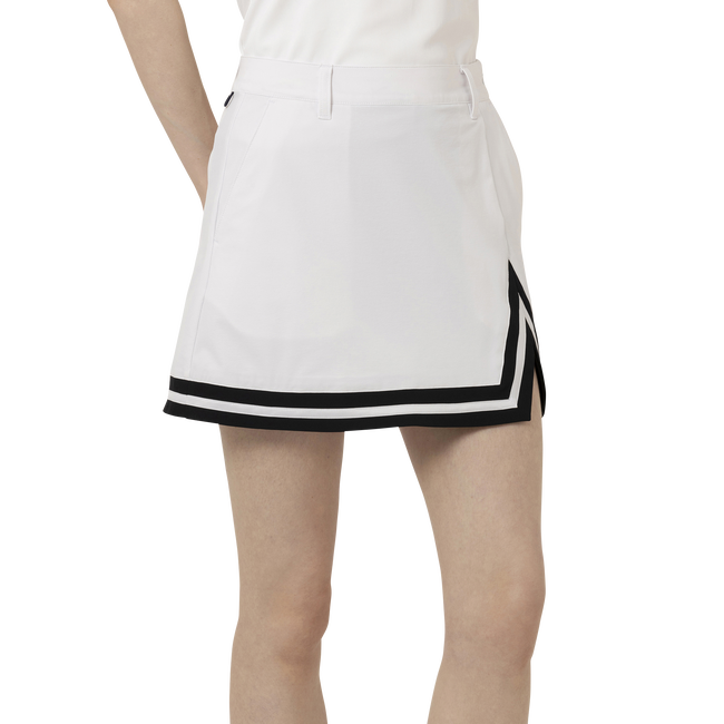 Solid Woven Skort Women