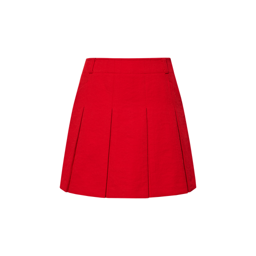 Twill Pleats Skort Women
