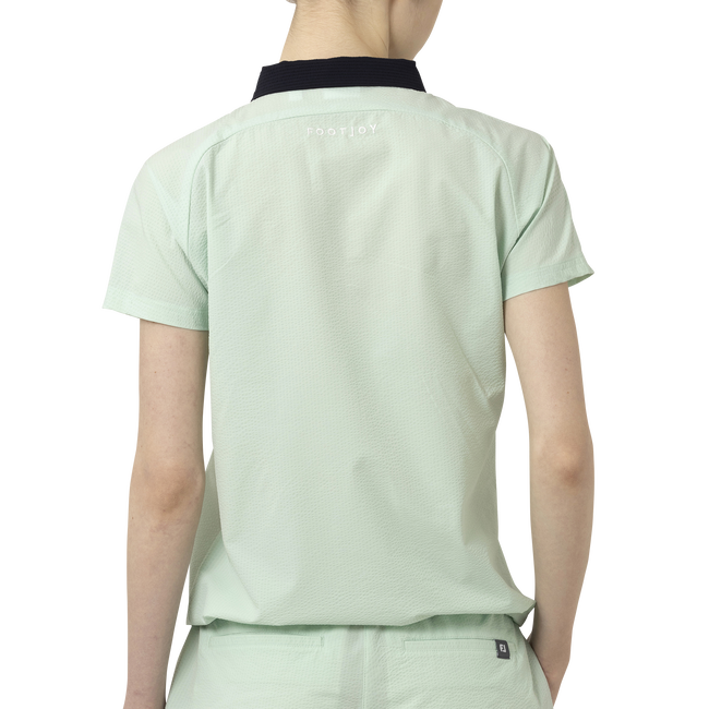 Short Sleeve Seersucker Shirts Women