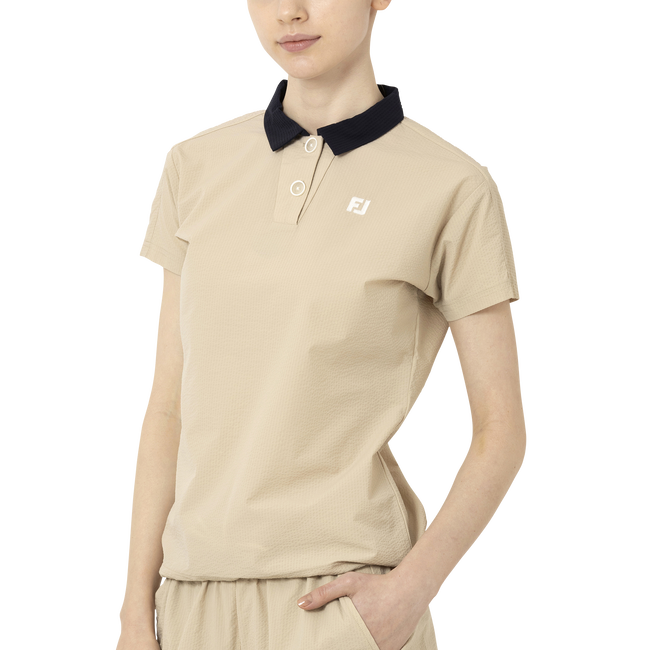Short Sleeve Seersucker Shirts Women