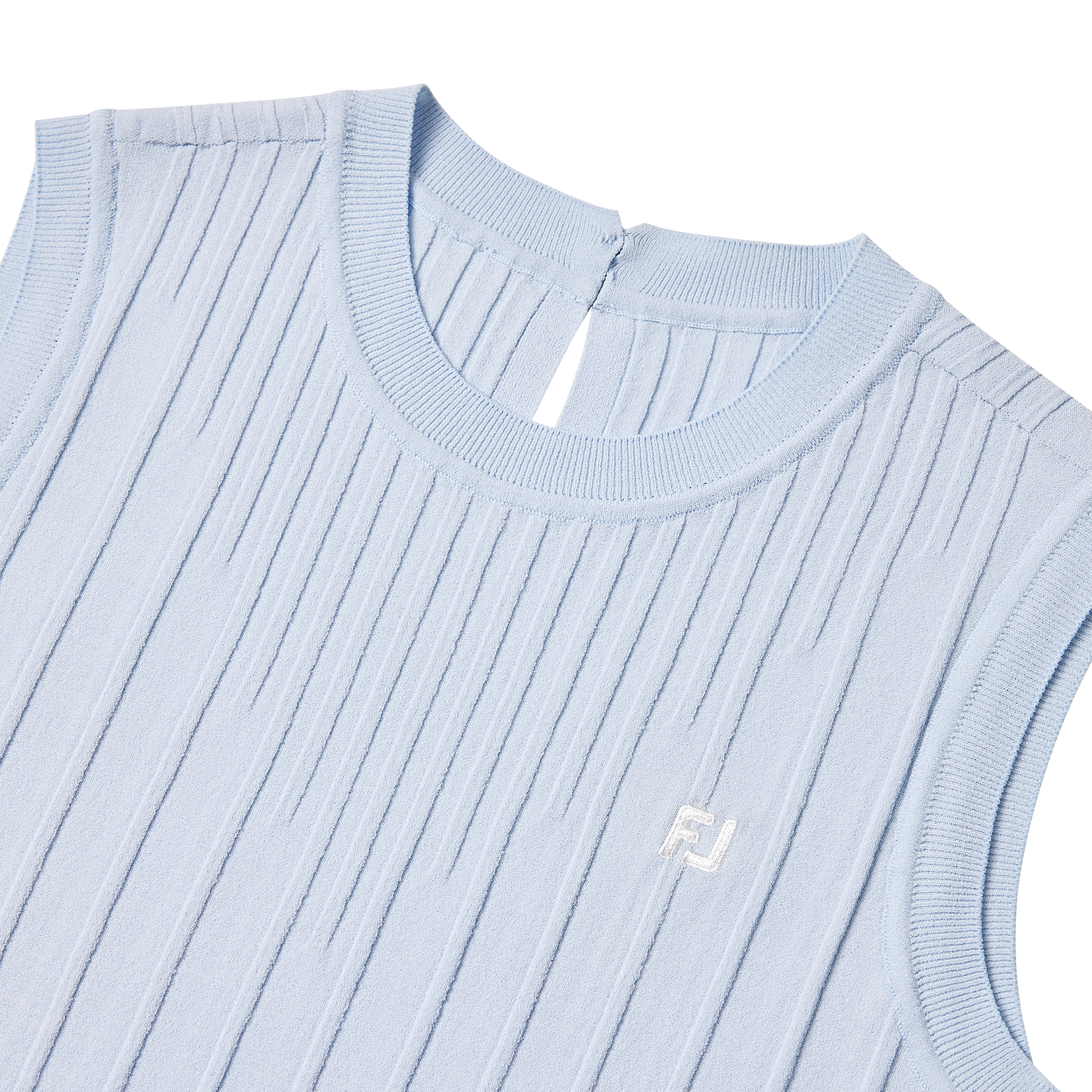 여성 슬리브리스 니트