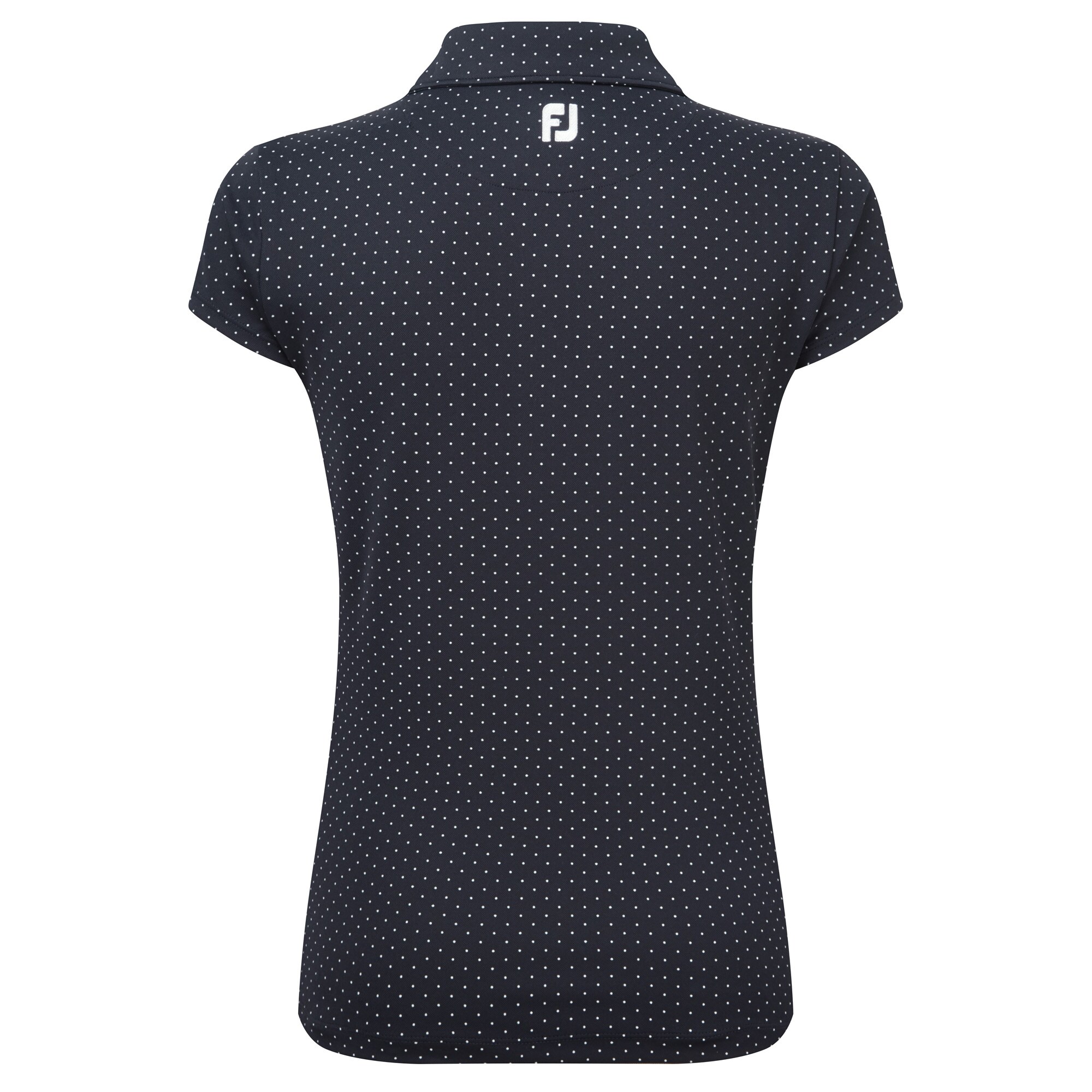 Printed Dot Smooth Pique Cap Sleeve Women-Previous Season Style