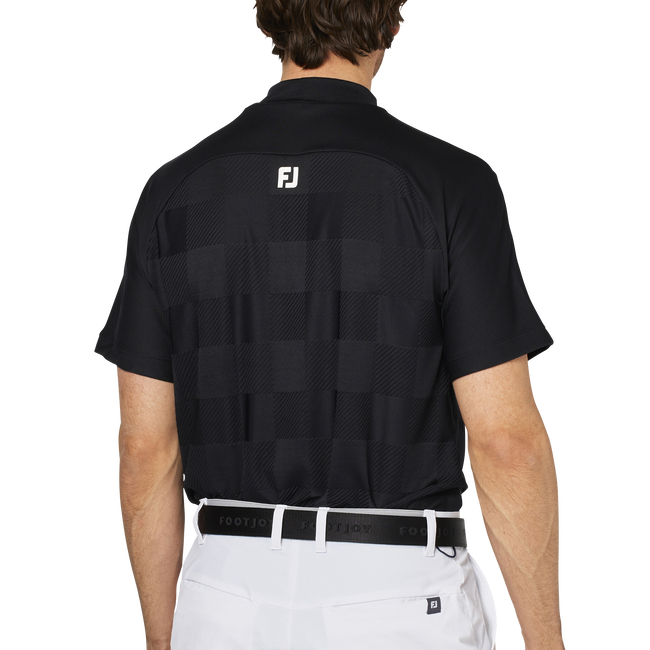 Short Sleeve Jacquard Mock Shirts