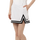 Solid Woven Skort Women