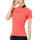 Short Sleeve Logo Mock Neck Shirts Women