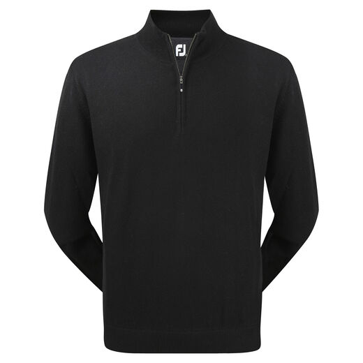 Lambswool Half Zip Pullover-Previous Season Style