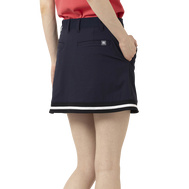 Solid Woven Skort Women