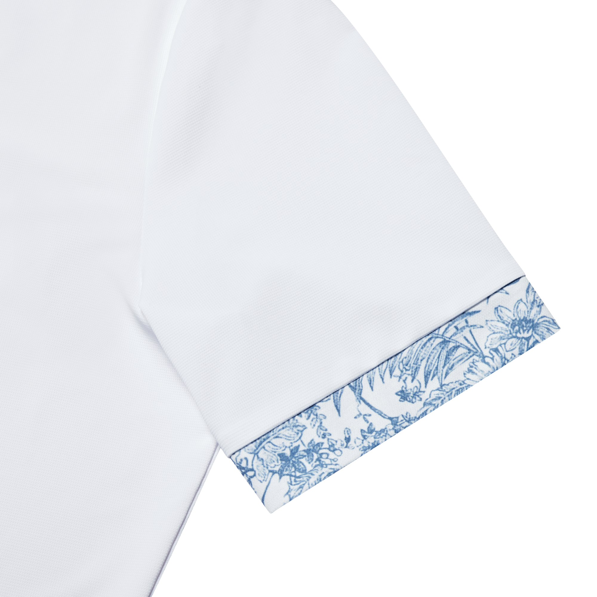 Sleeve Print Polo Women