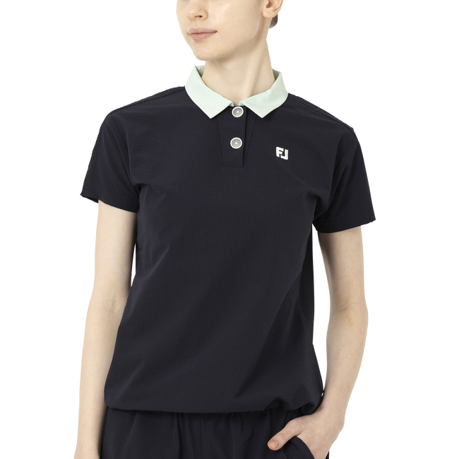 Short Sleeve Seersucker Shirts Women