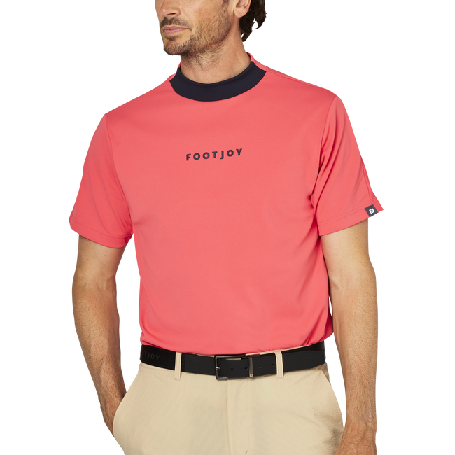 Short Sleeve Print Mock Shirts