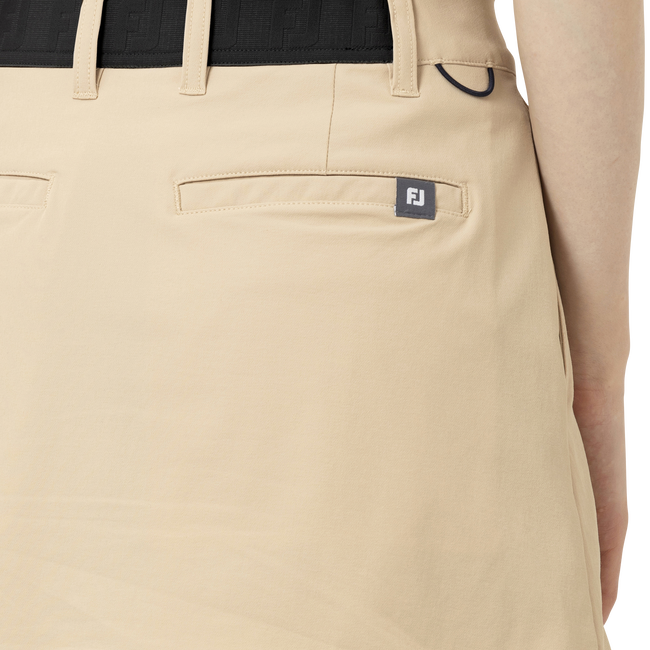 Solid Woven Skort Women