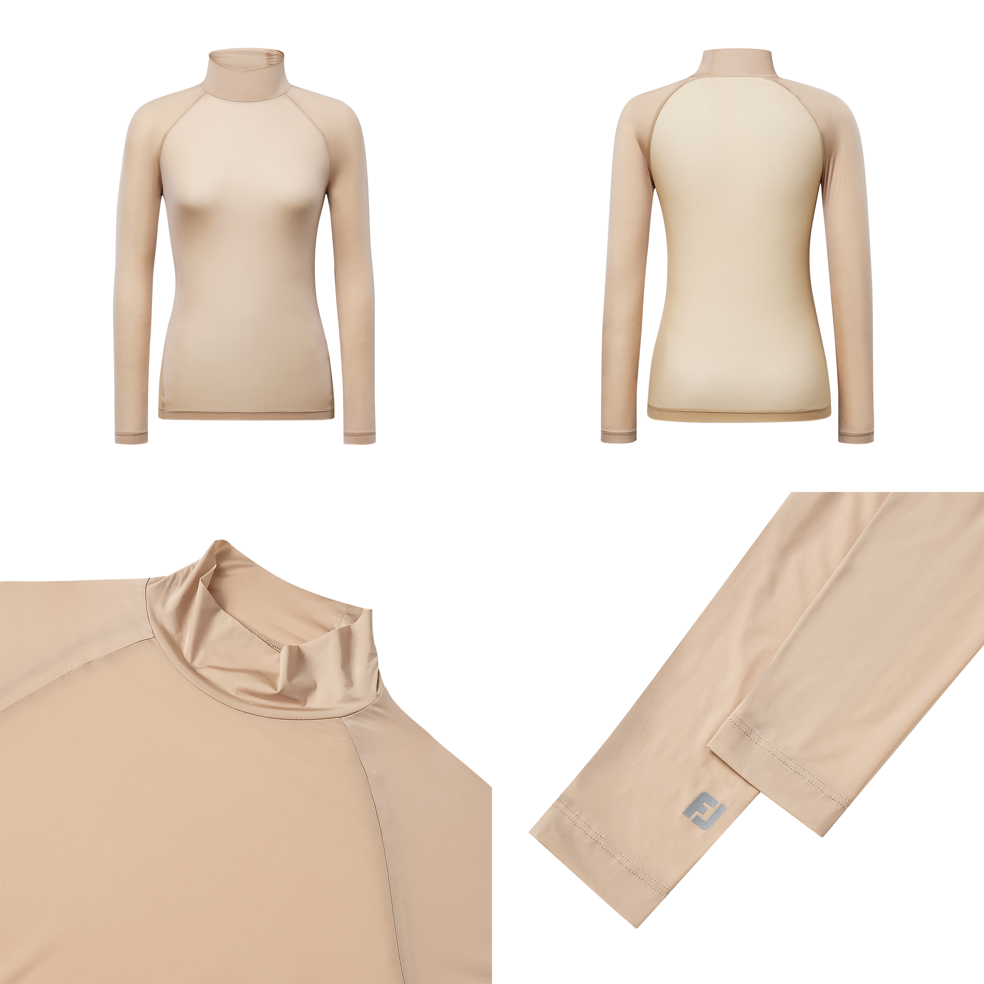 여성 하이넥 베이스레이어