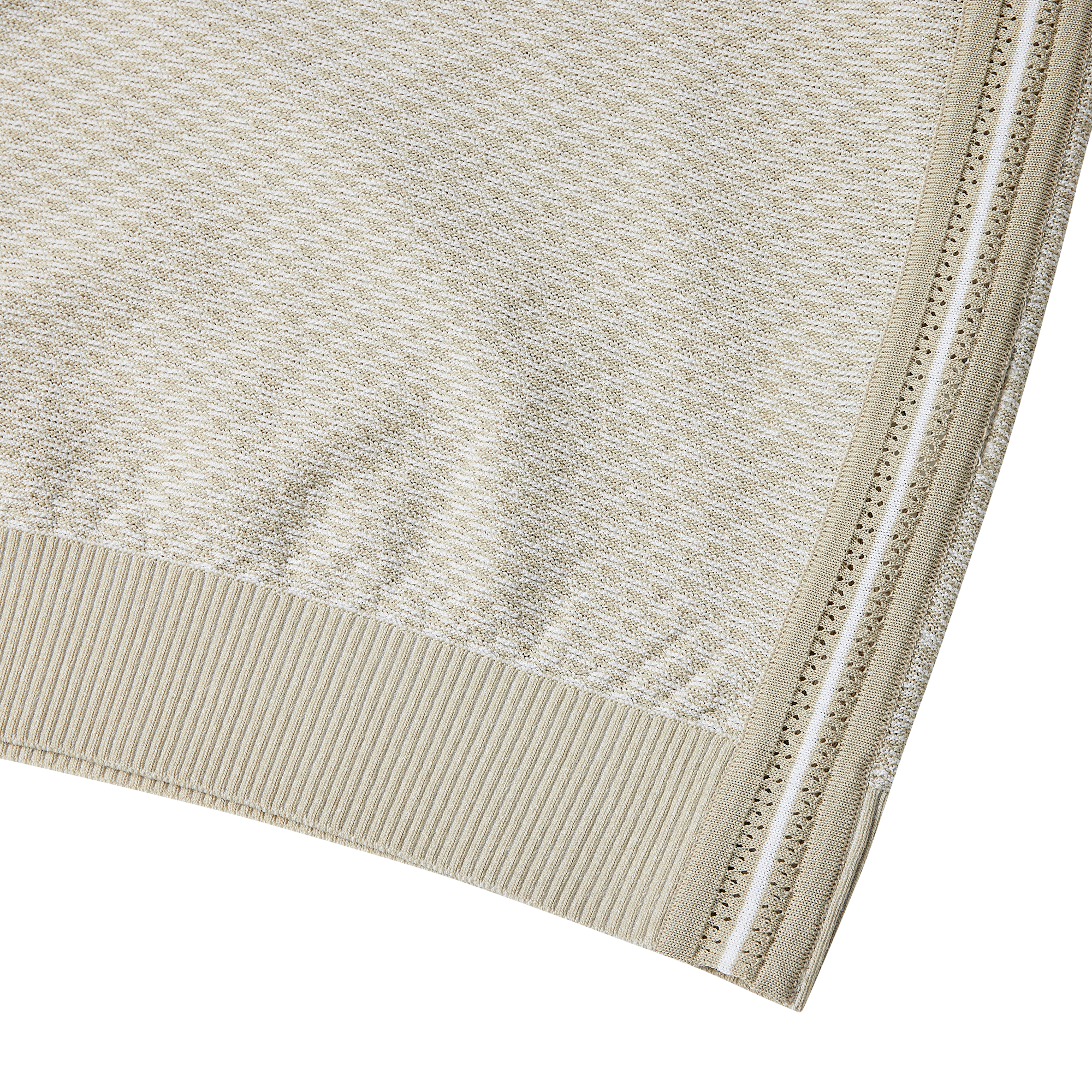 멜란지 니트 폴로 셔츠