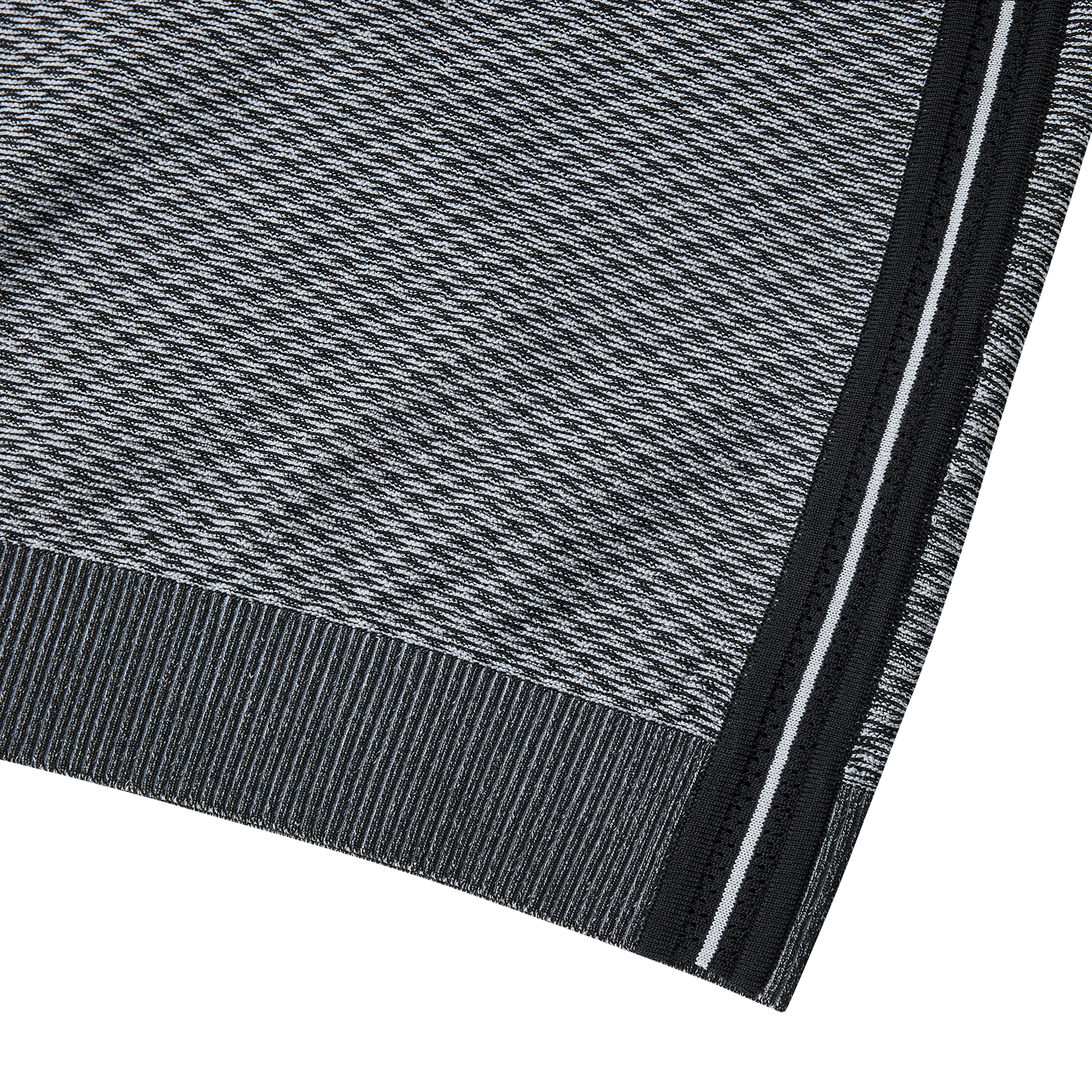 멜란지 니트 폴로 셔츠