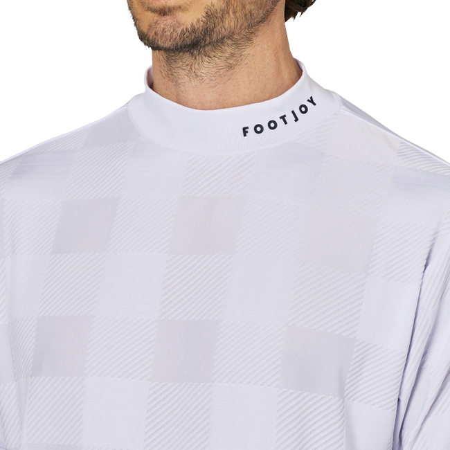 Short Sleeve Jacquard Mock Shirts