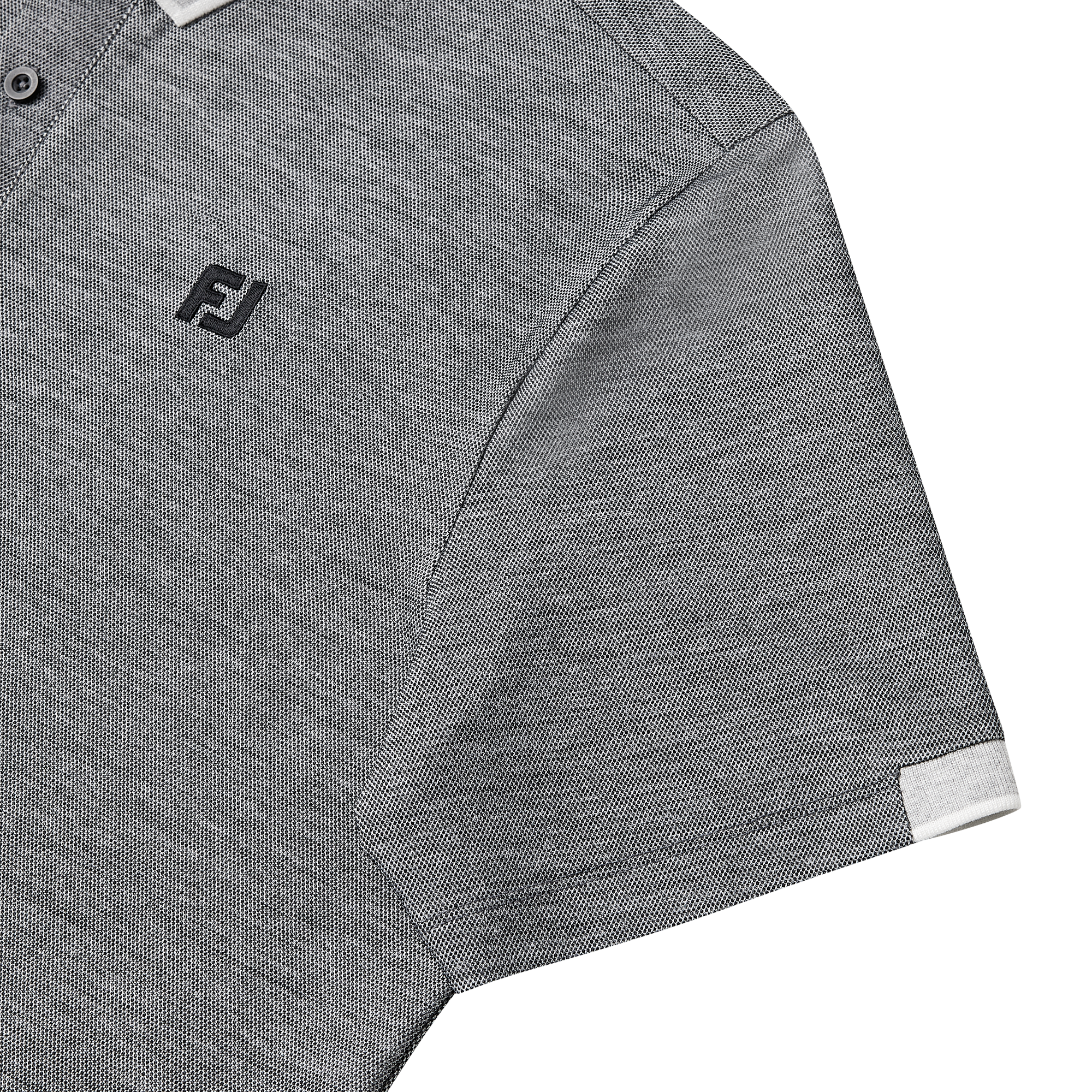 멜란지 반팔 폴로 셔츠