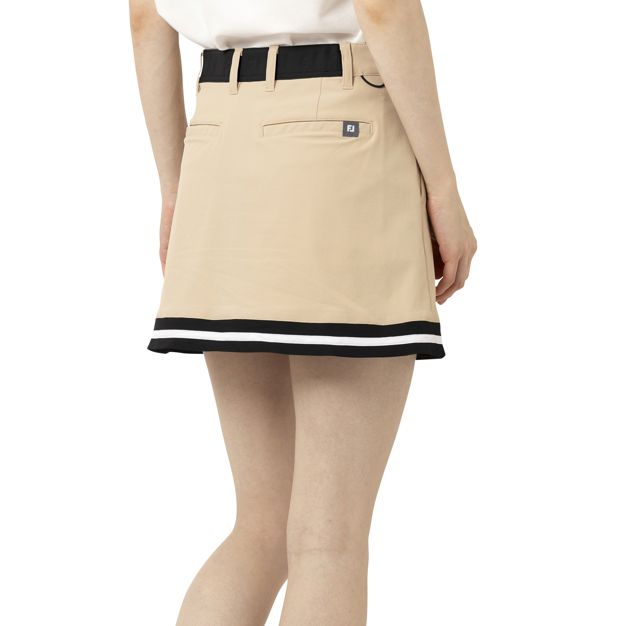 Solid Woven Skort Women