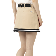 Solid Woven Skort Women