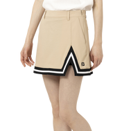 Solid Woven Skort Women