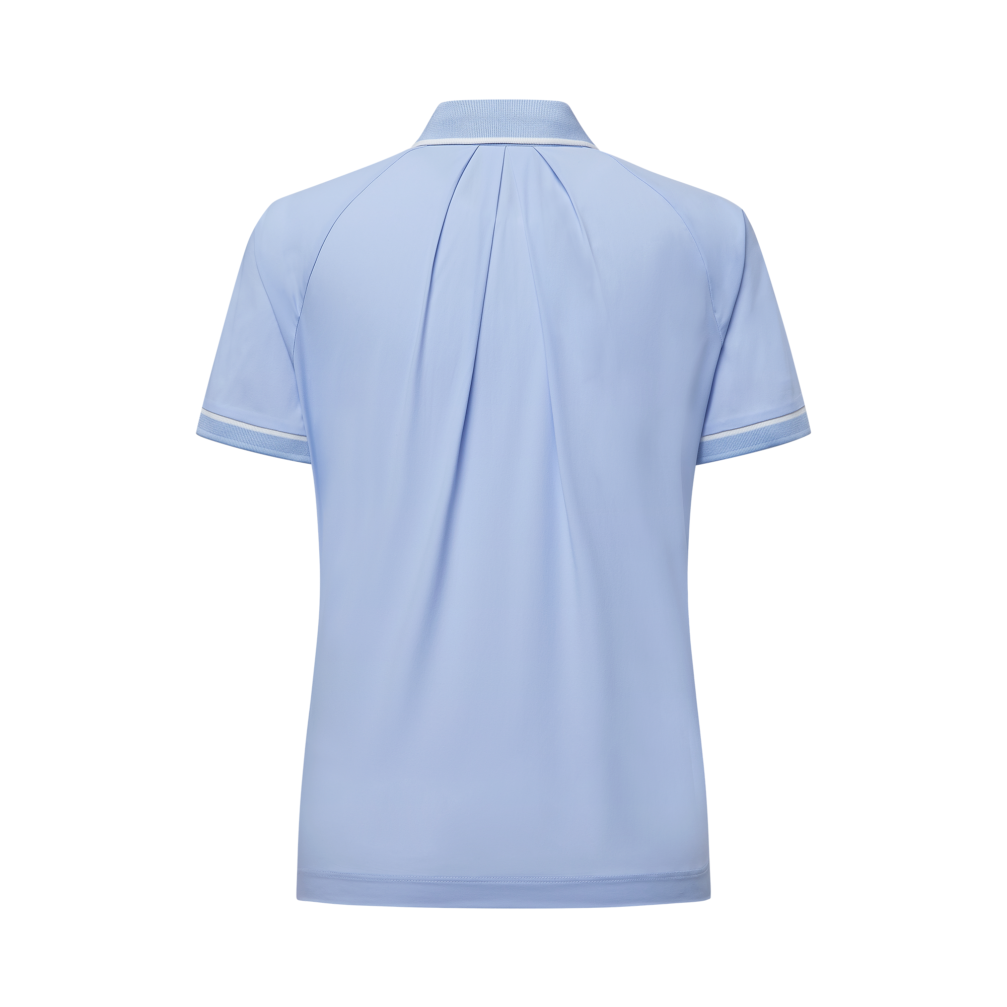 여성 여름 우븐 반팔 폴로 셔츠