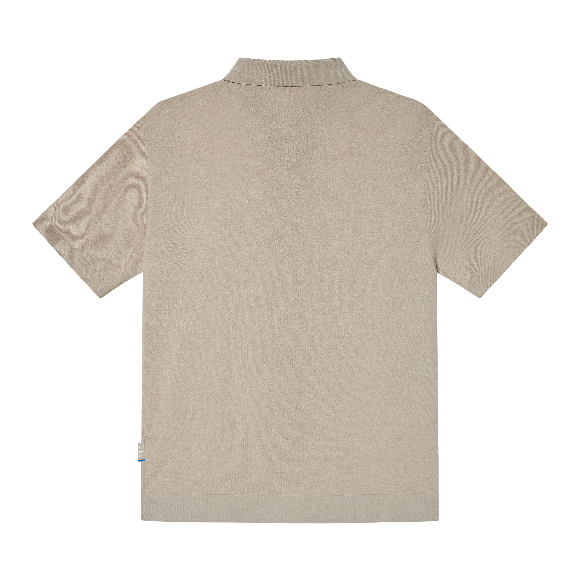 Color-block Knit Polo Shirts