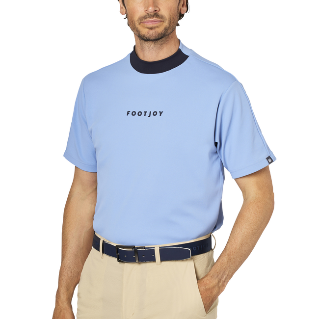 Short Sleeve Print Mock Shirts