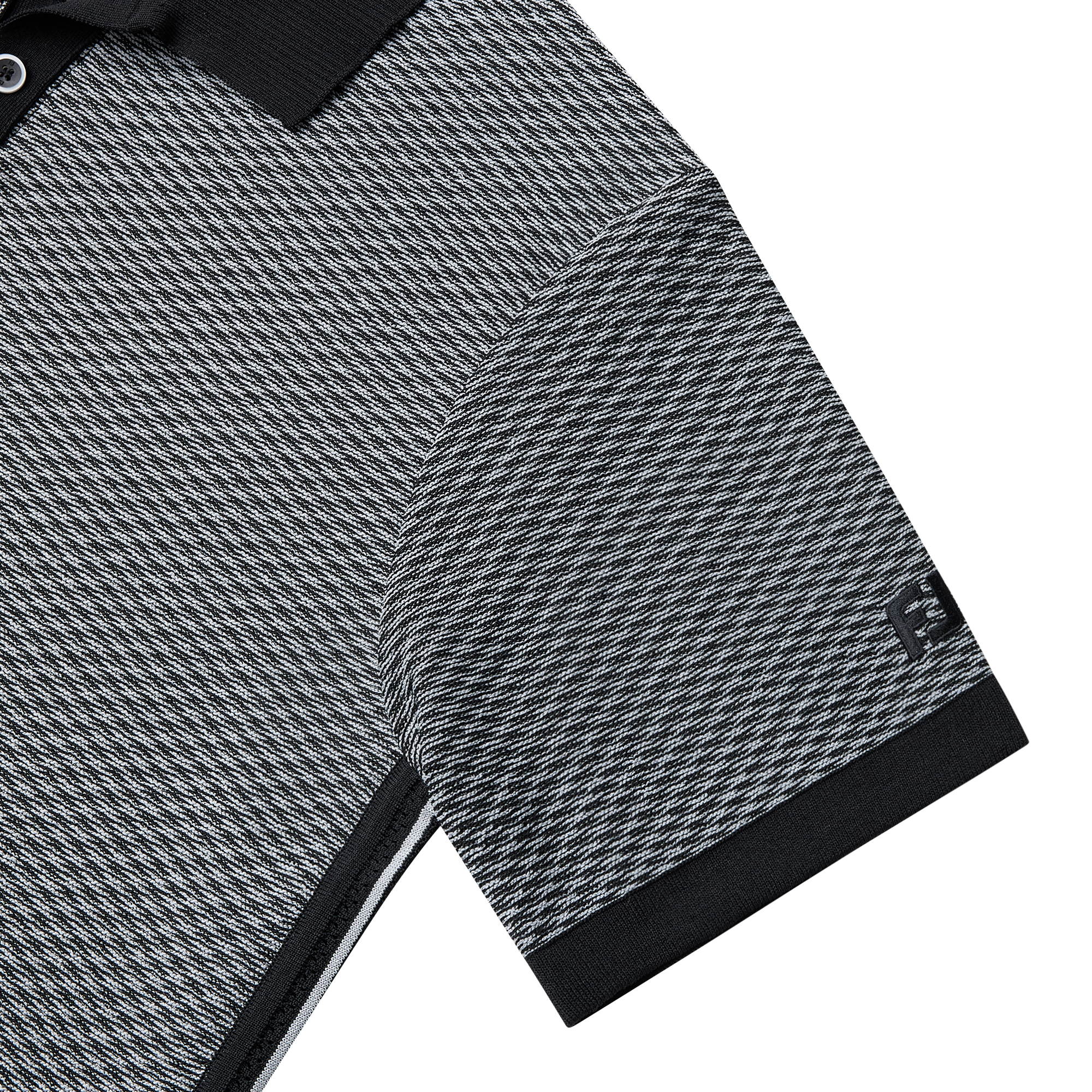 멜란지 니트 폴로 셔츠