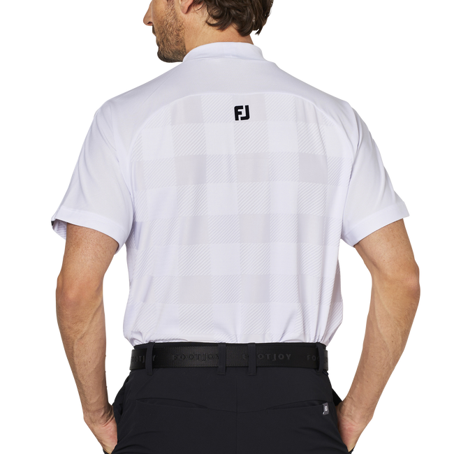 Short Sleeve Jacquard Mock Shirts